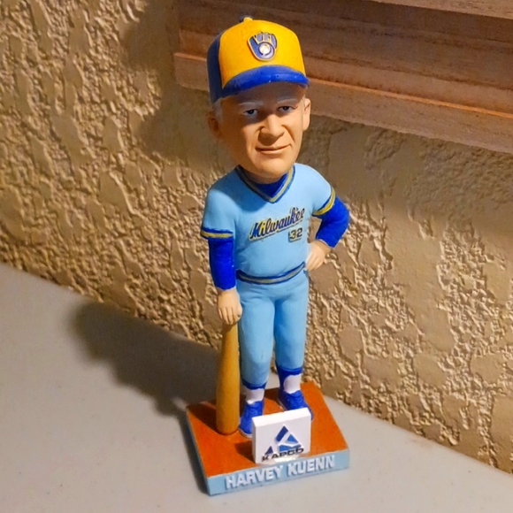 Toys Harvey Kuenn Milwaukee Brewers Bobblehead In Original Box Poshmark